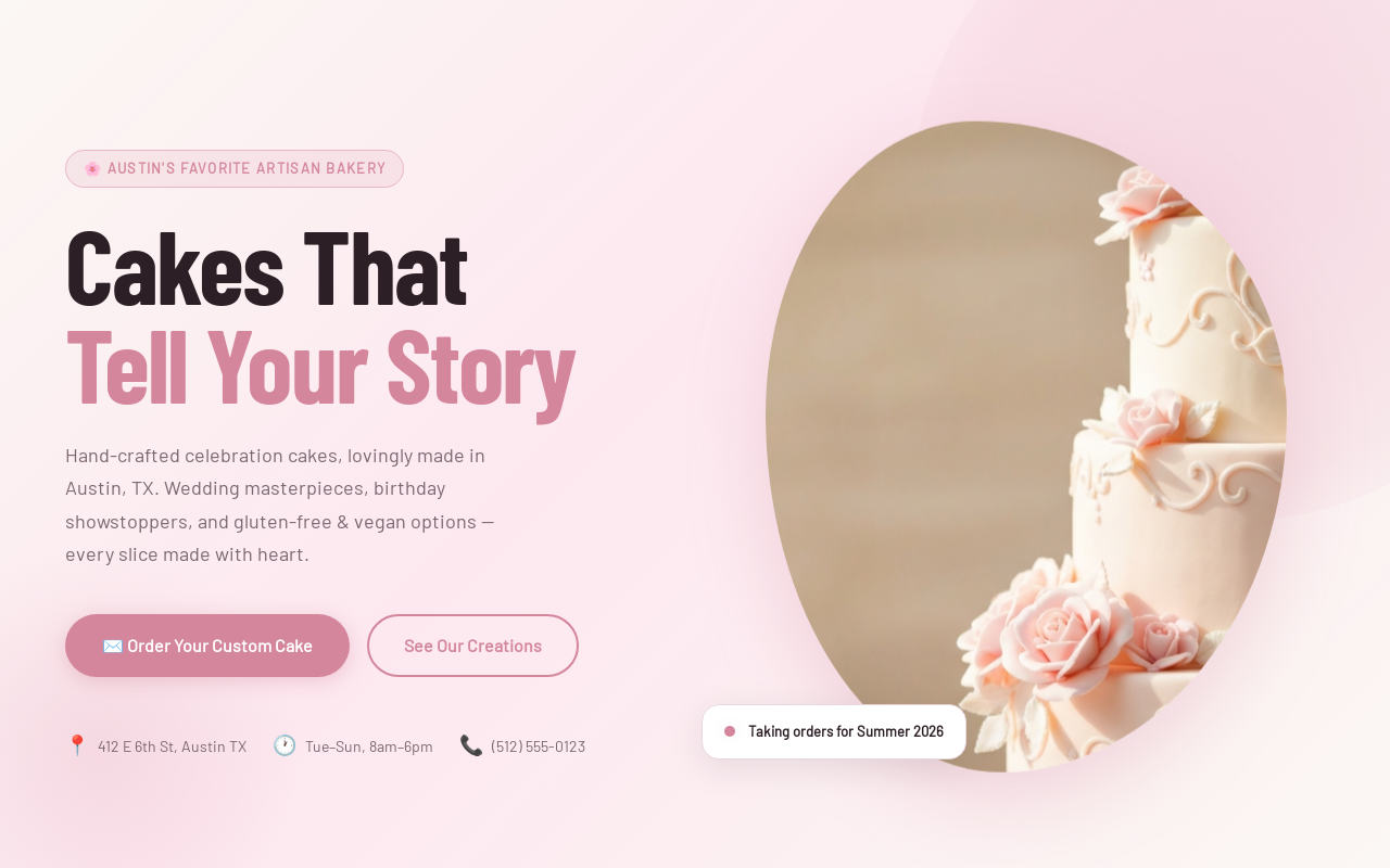 Maria's Cakes — generated by goBuildy
