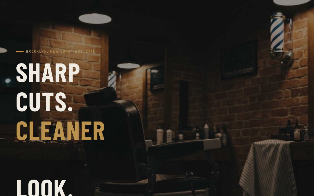 The Barber Co. — generated by goBuildy